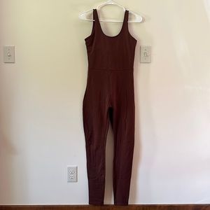 NWOT Girlfriend Collective scoop unitard in earth